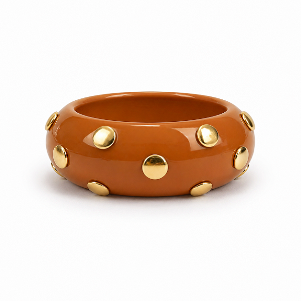 Pulseira Caramelo Tachas