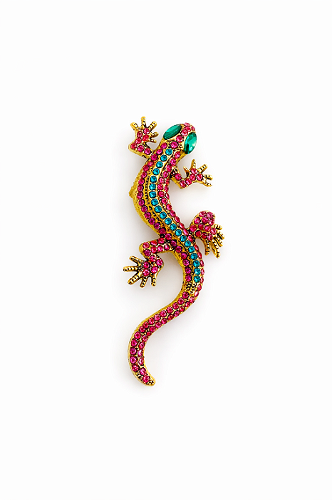 Broche Salamandra Pink