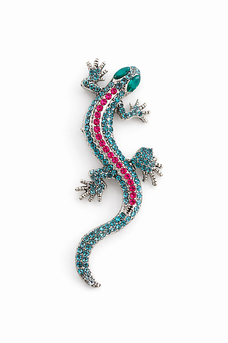 Broche Salamandra Azul