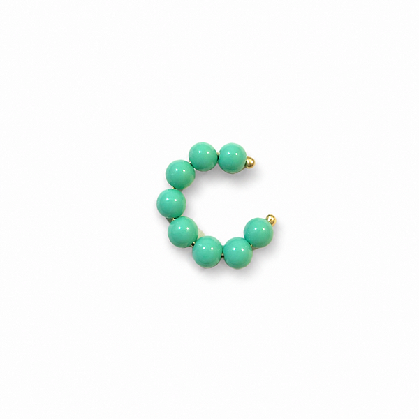 Piercing Bolinhas Verdes