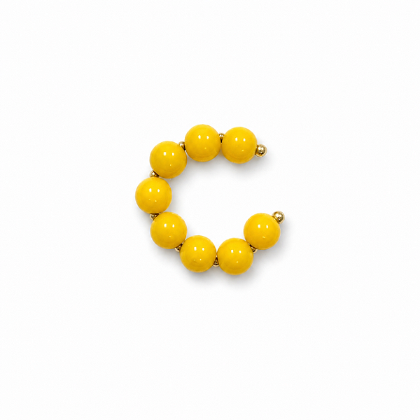 Piercing Bolinhas Amarelas