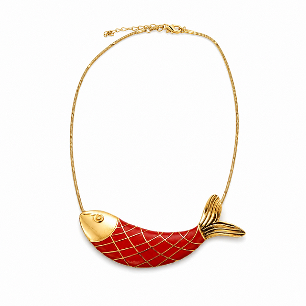Colar Dourado Carpa