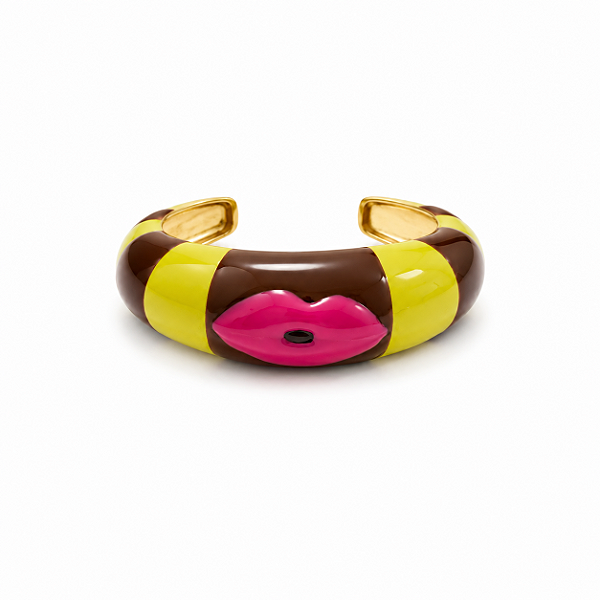 Bracelete Listrado Boquinha Marrom