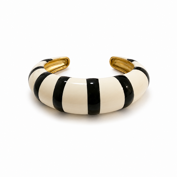 Bracelete Branco e Preto