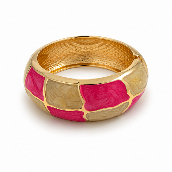 Pulseira Quadriculada Pink