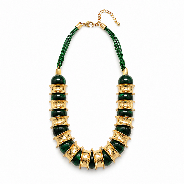 Colar Maxi Bolotas Verde