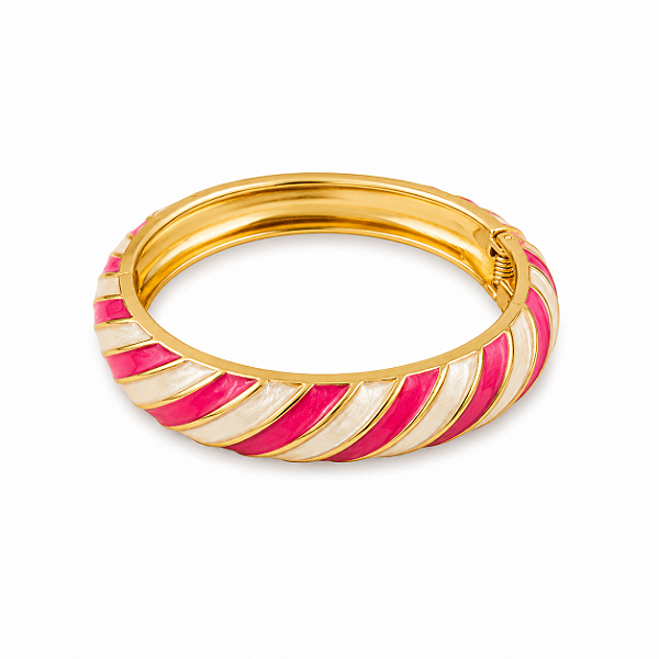 Pulseira Pink e Branco