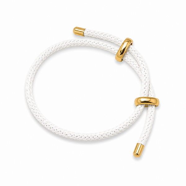 Pulseira Cordinha Branca