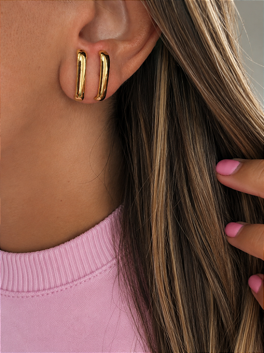 Brinco Earhook Dourado