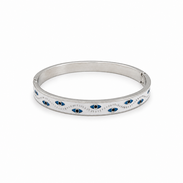 Pulseira Olho Grego Branco