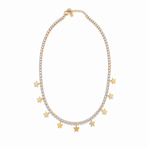 Colar Riviera Estrelinha Dourado