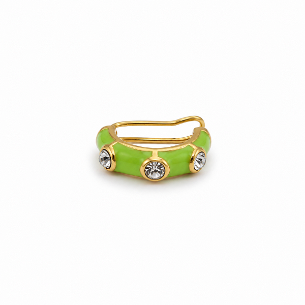 Piercing Fake Verde Lima