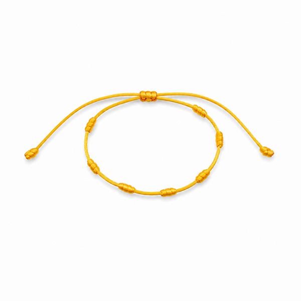 Pulseira Sete Nós Amarela