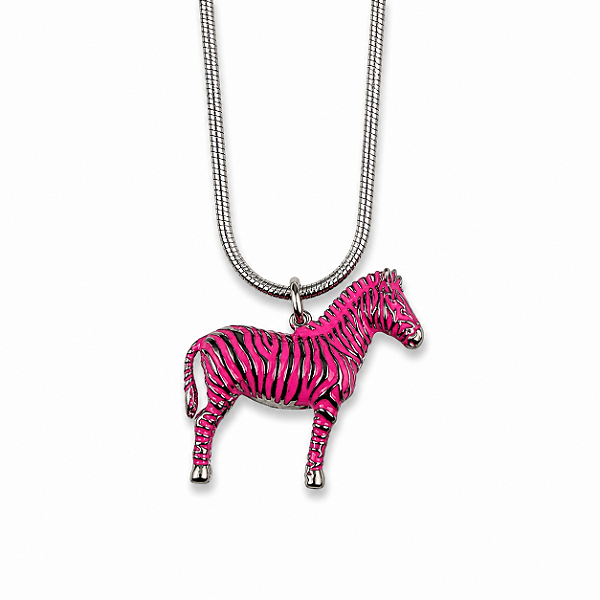 Colar Zebra Pink