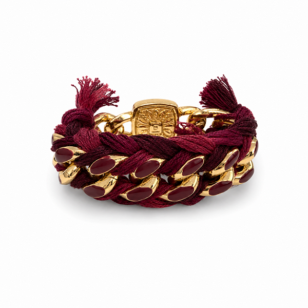 Pulseira Corda Marsala
