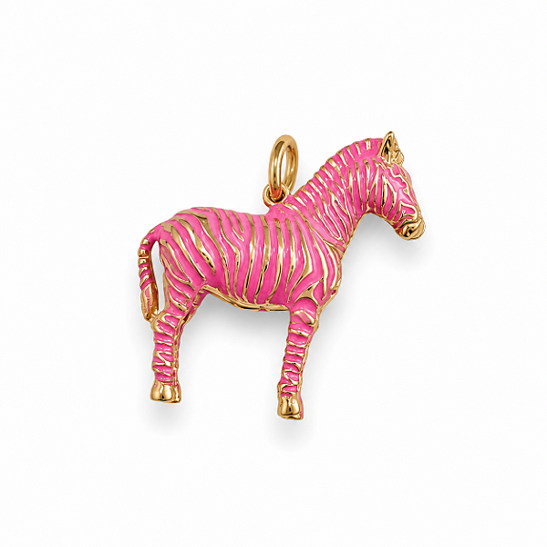 Pingente Zebra Pink