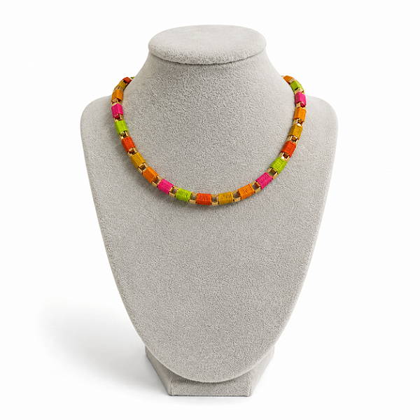 Colar Linha Colors Ouro Envelhecido