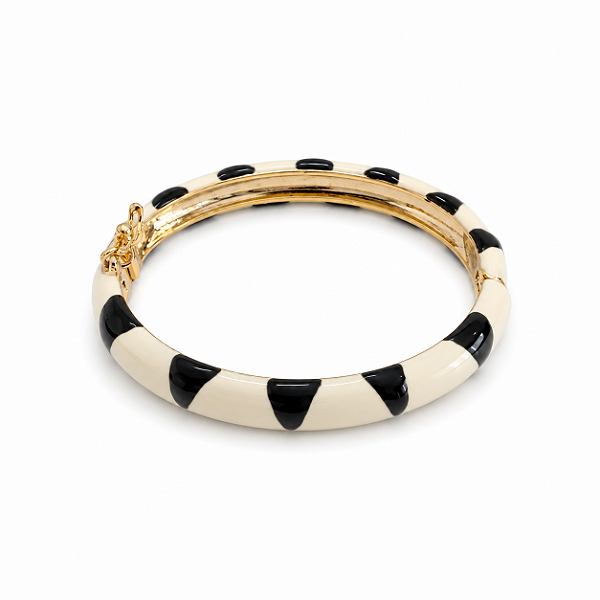 Pulseira Fininha Petro e Branco