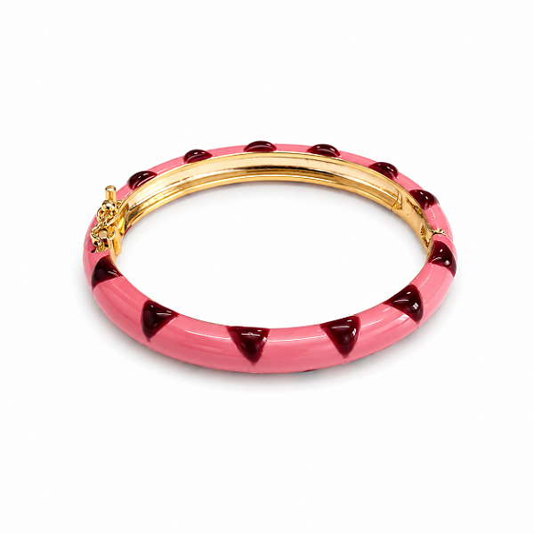 Pulseira Fininha Pink e Vinho