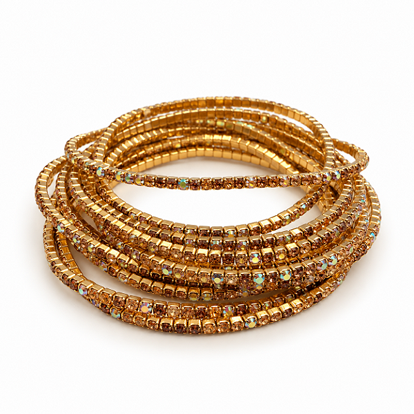 Pulseiras Rivera Kit Marrom Mesclado
