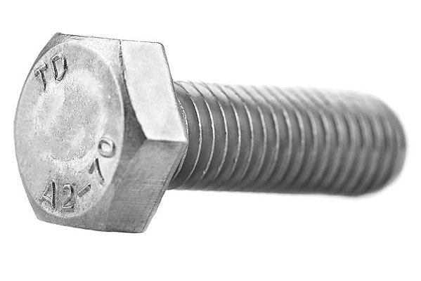Parafuso Sextavado Rosca Inteira DIN 933 M5 x 50 Aço Inox 304 (Embalagem 10 peças)
