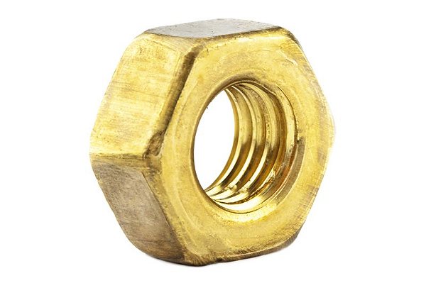 Porca Sextavada M16 Latão (Embalagem 2 peças)