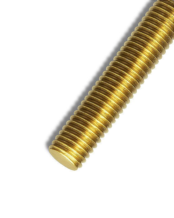 Barra Roscada 3/16-24BSW x 1 Metro - Latão