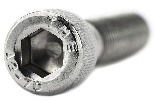 Parafuso Allen Cabeça Cilíndrica M5 x 45 Aço Inox (Embalagem 20 peças)