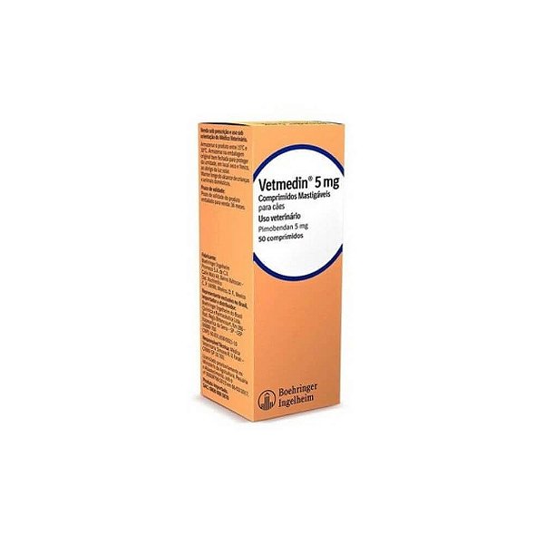 Vetmedin 5mg 50 comprimidos -  Boehringer Ingelheim