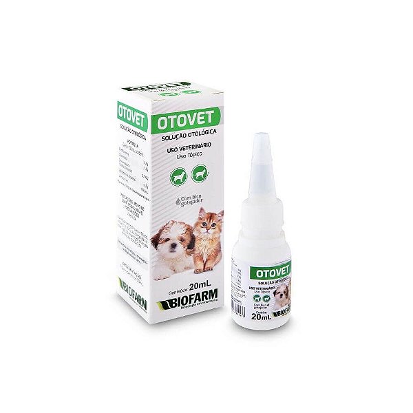 Otovet Solução Otológica 20mL - Biofarm