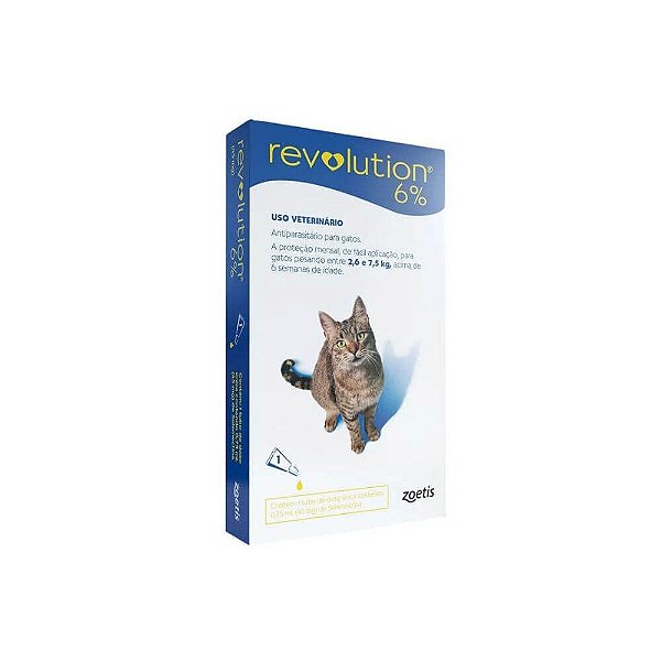 Revolution 6% Gatos - Zoetis