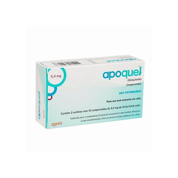 Apoquel Dermatológico 5,4mg Cães - Zoetis