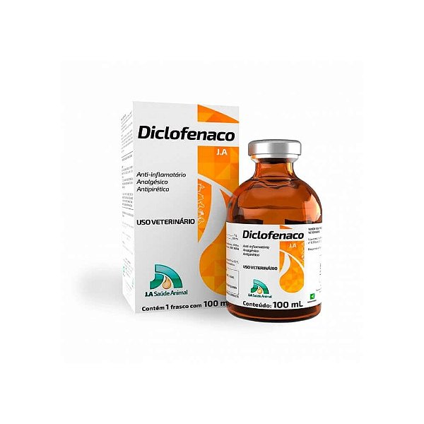 Diclofenaco 100mL - JA Saúde Animal