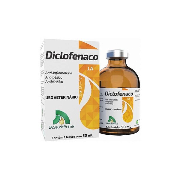 Diclofenaco 50mL - JA Saúde Animal