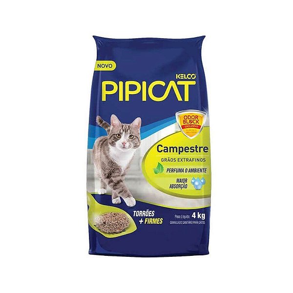 Areia Pipicat Campestre 4Kg - Kelco