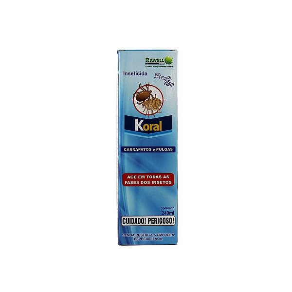 Inseticida Koral Spray 240mL - Rawell Química