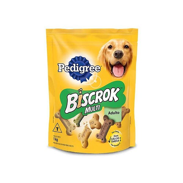 Petisco Biscrok Multi Sabor Adulto 1Kg - Pedigree