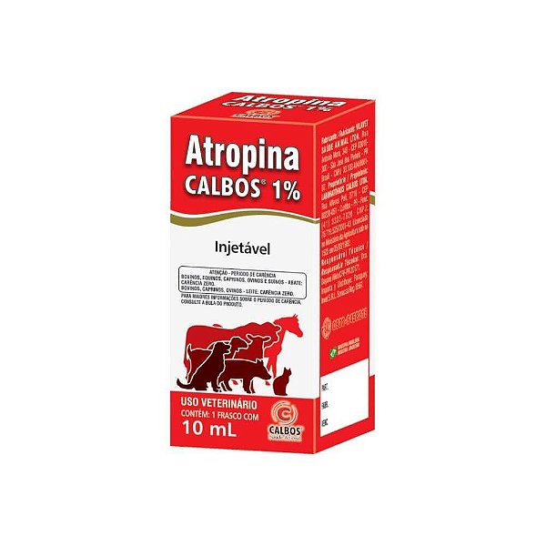 Atropina 1% 10mL - Calbos