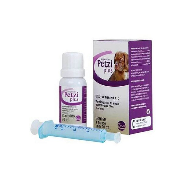 Vermífugo Petzi Plus 20mL - Ceva