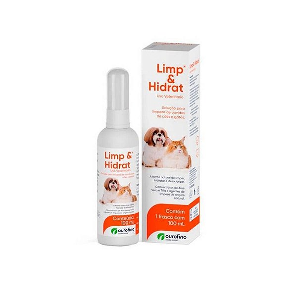 Limpeza de Ouvidos Limp & Hidrat 100mL - Ourofino