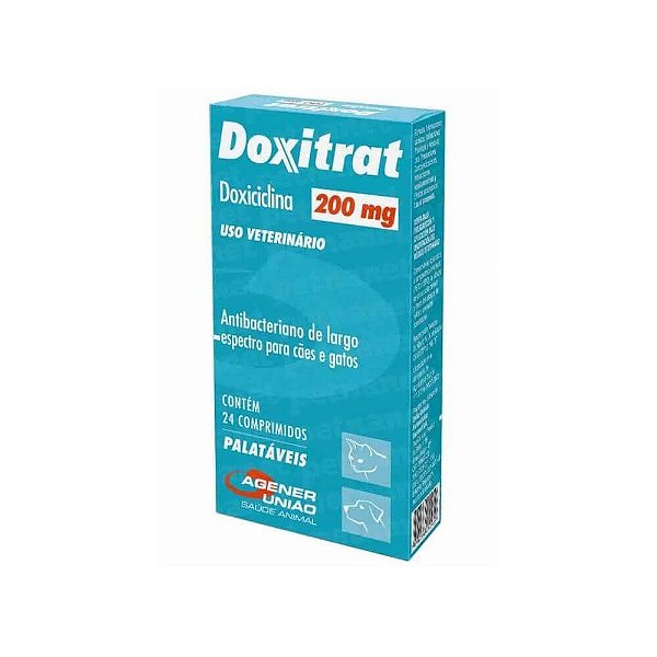 Doxitrat 200mg 24 comprimidos - Agener União