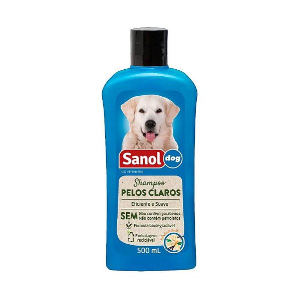 Shampoo Pelos Claros 500mL - Sanol