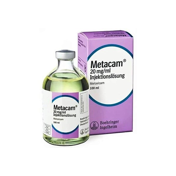 Anti-Inflamatório Metacam 20mg Inj. 100mL - Boehringer Ingelheim