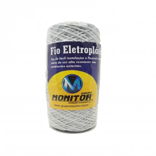 Fio Eletroplástico 250m Branco - Monitor