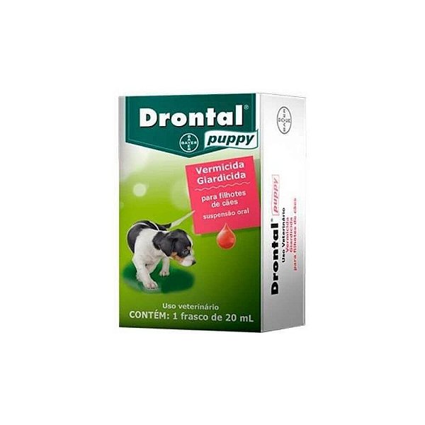 Vermifugo Drontal Puppy Filhotes Oral 20mL - Bayer