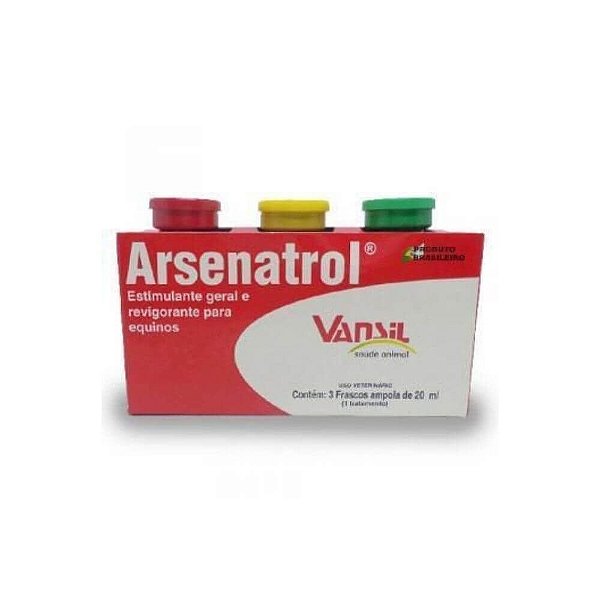 Arsenatrol Tonico para Equinos 20mL - Vansil