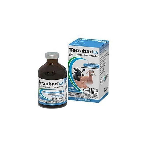 Tetrabac LA Oxitetraciclina 50mL - Bayer