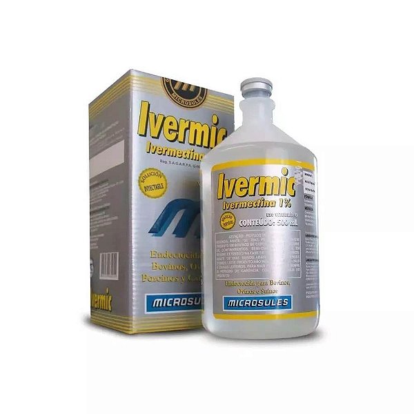 Ivermic Ivermectina 1% 500mL - Microsules