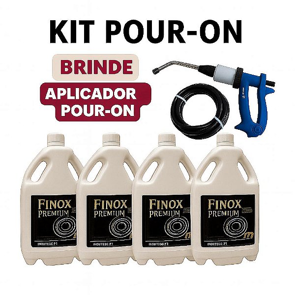 KIT Finox Premium 5l (4 und) *brinde 1  aplicador pouron