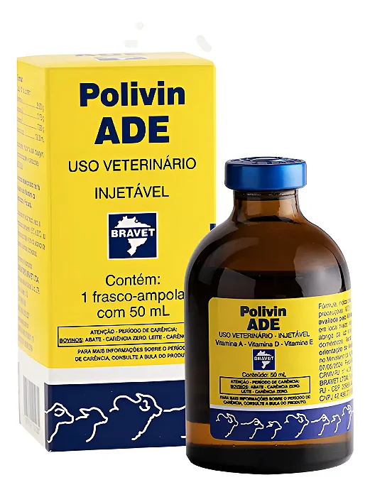 Polivin Ade Injetável 50mL - Bravet